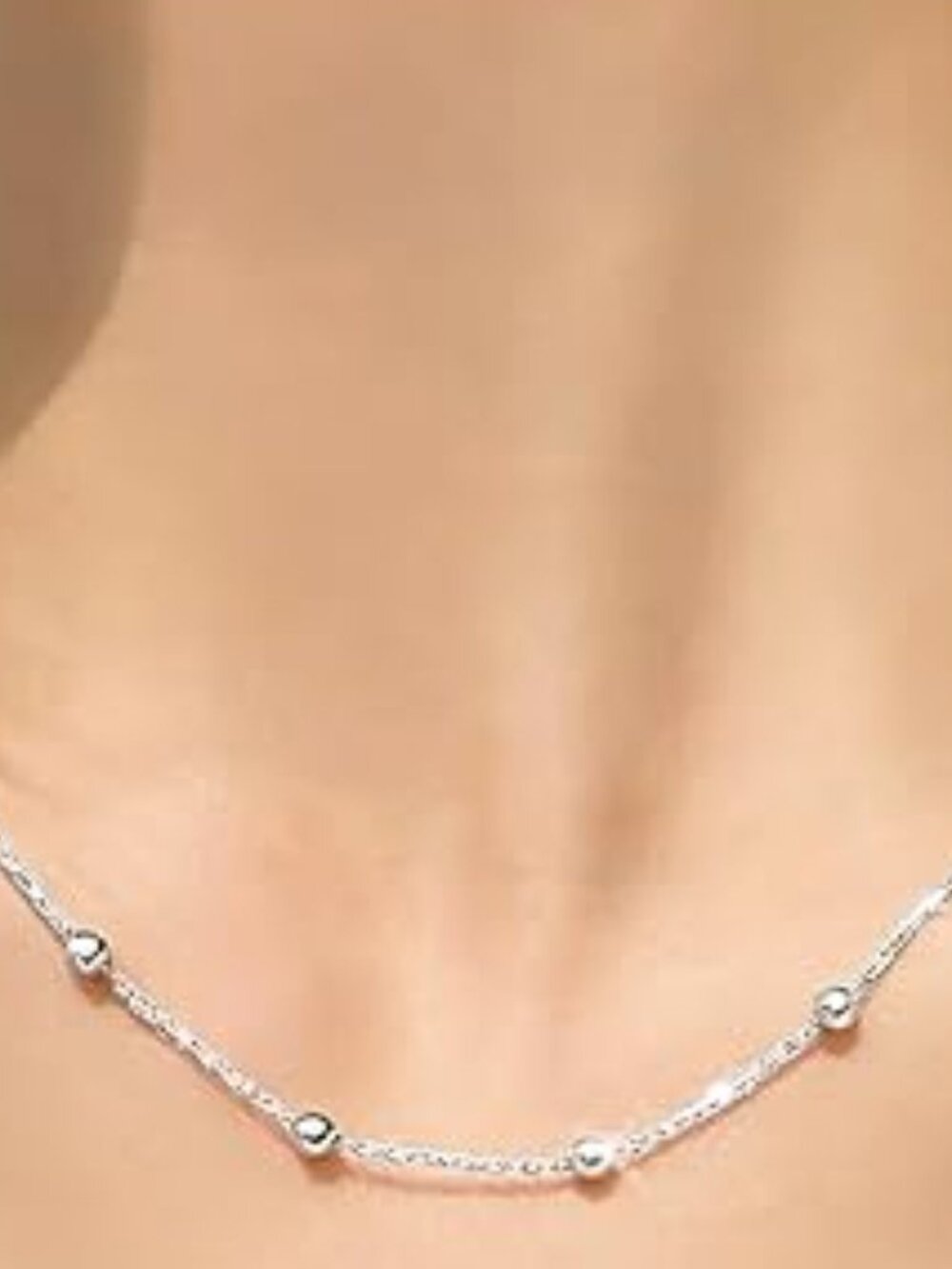 Sterling Silver and Ball Chain